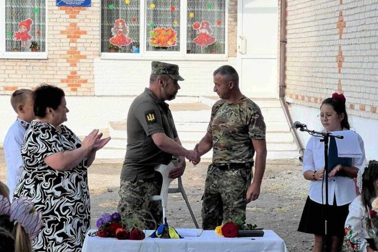 Військовий з Волині отримав державну нагороду