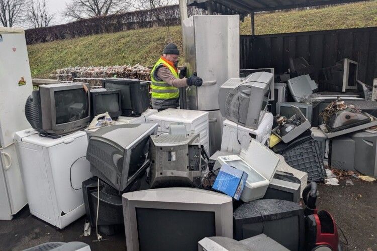Луцьк відправив на безпечну утилізацію майже 3 тонни побутової техніки