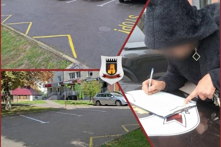 Хотів як краще, а вийшов штраф: у Луцьку склали протокол за самовільну розмітку на дорозі