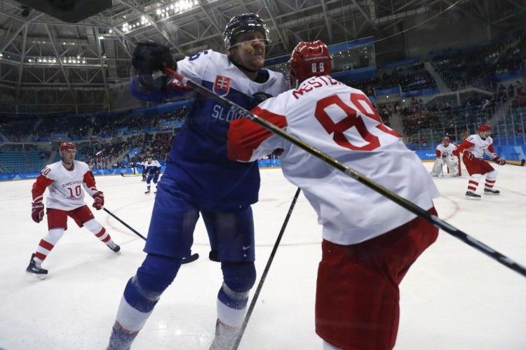 Збірна Словаччини обіграла російських хокеїстів на Олімпіаді