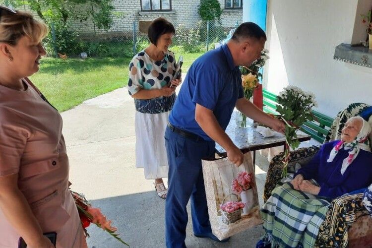 Жителька Горохівщини відсвяткувала 100-літній ювілей