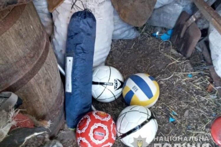 У Любешівському районі зі школи викрали м’ячі та... гвинтівку