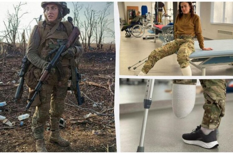 25-річна снайперка у бою втратила ногу, але знову рветься на фронт