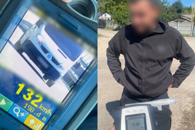 На Рівненщині водій влаштував перегони з патрульними