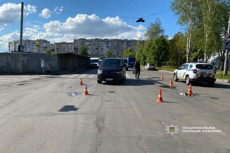 У Луцьку неповнолітній пішохід потрапив під колеса автівки