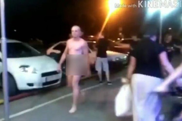 Вулицями Чугуєва «в костюмі Адама» шпацірував військовий? (ВІДЕО) 