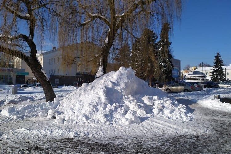 У лютому кожному лучанину дісталося 20 тонн снігу – відзавтра він почне перетворюватися на воду (Фото)