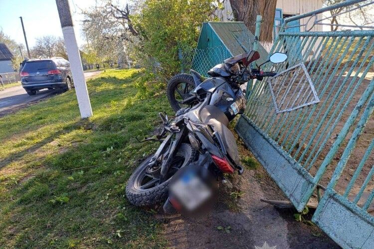 На Волині сталося три ДТП за участі мотоциклістів: є травмовані 