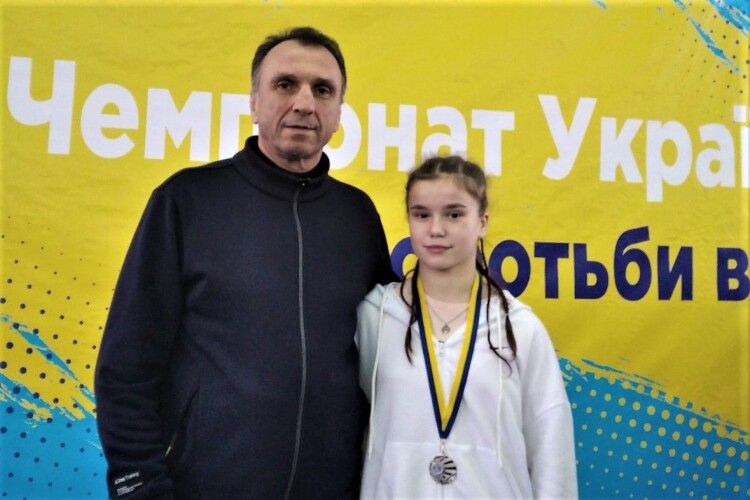Юна борчиня з Ковеля Діана Рисьова показала клас на Всеукраїнських змаганнях