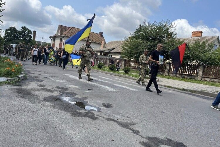 Ківерцівська громада попрощалась з полеглим головним сержантом бригади Олександром Рудяком