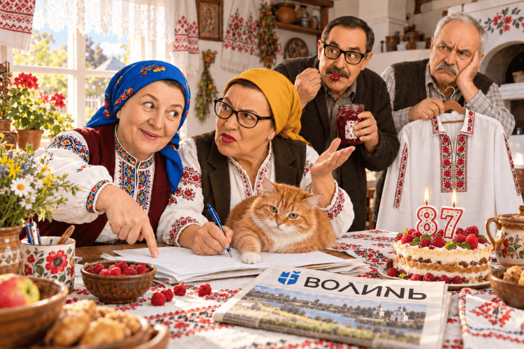 Як Параска з Палажкою писали листа в газету «Волинь»