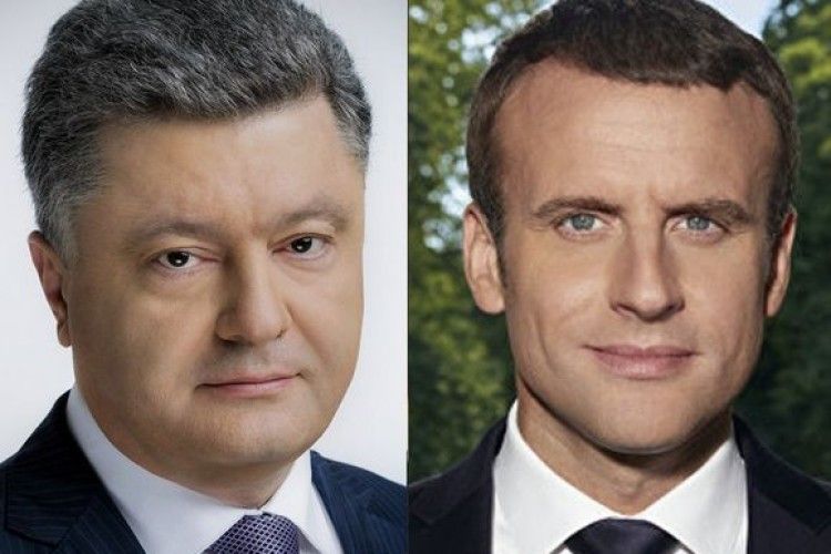 Порошенко провів телефонну розмову з Макроном 
