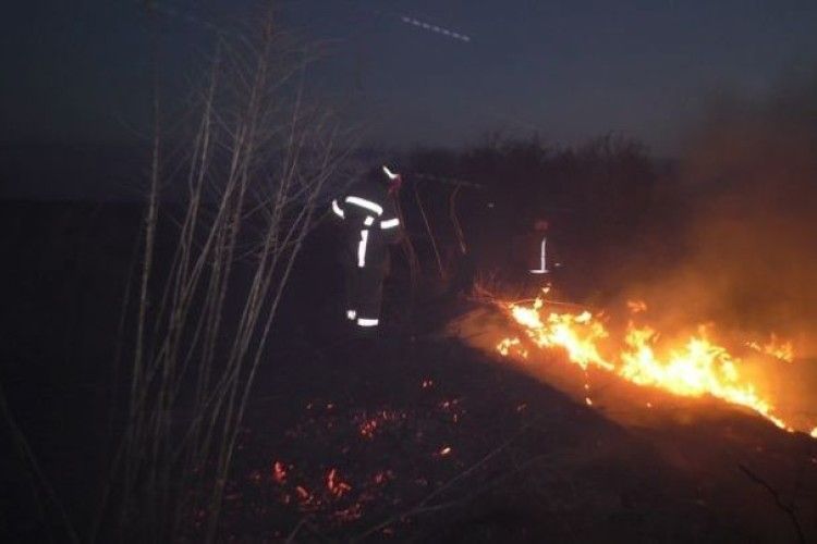 Через спалювання трави згоріли будинки