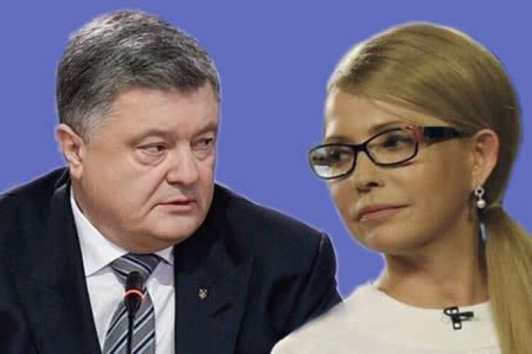 Тимошенко обходить Порошенка в битві за 3-є місце – 25:24!