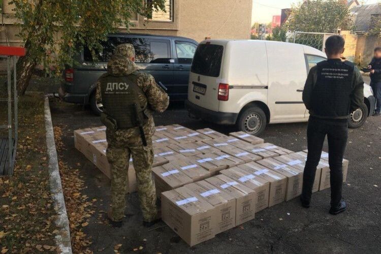 У Ковелі затримали контрафактні цигарки на півмільйона гривень
