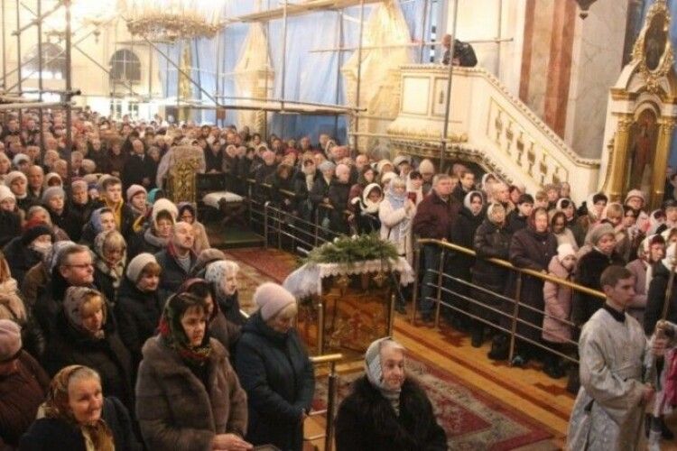 У кафедральному соборі Святої Трійці відбулося різдвяне богослужіння