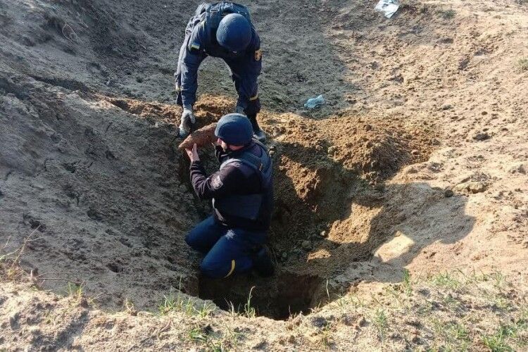 Учора на Волині підривали снаряди