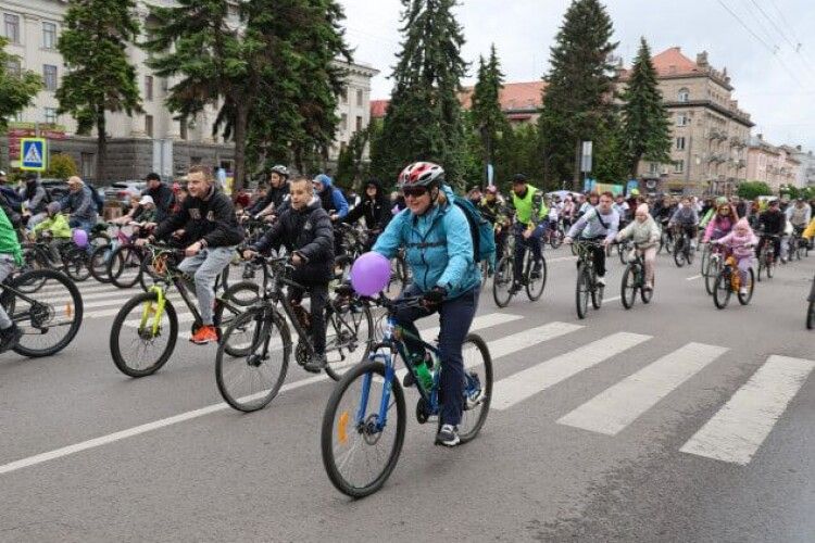 У Луцьку через всеукраїнську акцію «Велодень-2026» перекриють рух транспорту