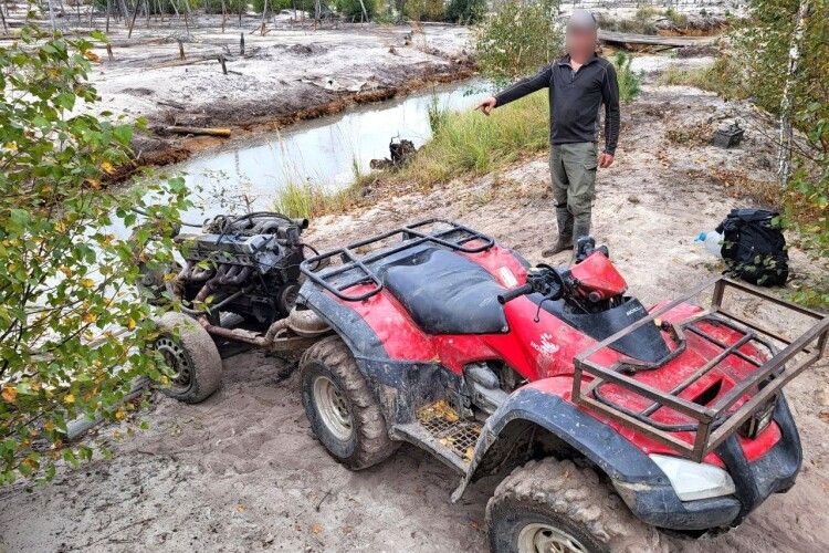 На Рівненщині попався «на гарячому» старатель