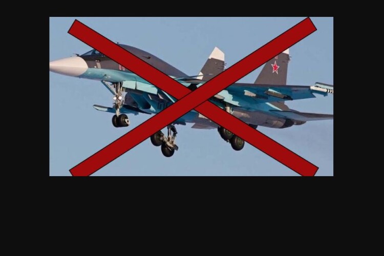 ЗСУ збили російський літак Су-34, який атакував авіабомбами Запоріжжя