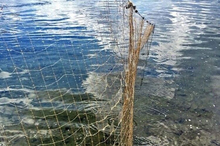 На Горохівщині рибпатруль вилучив 200 метрів сіток
