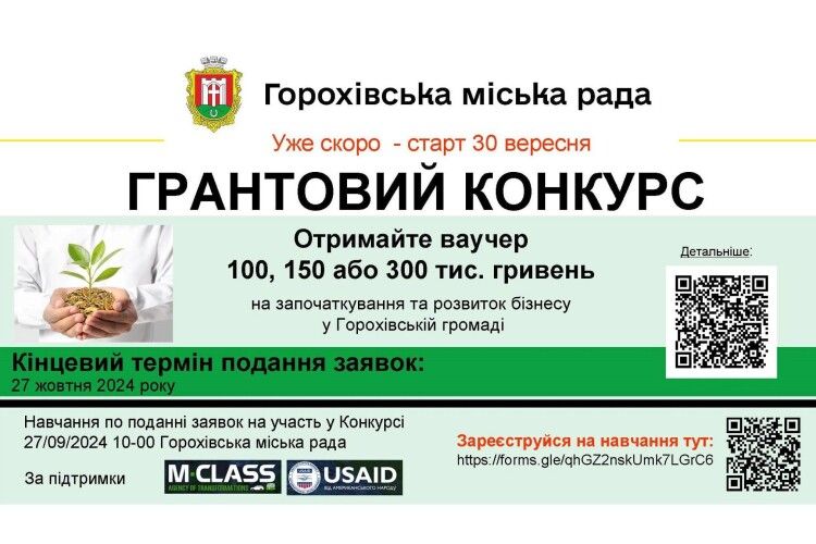 Волинська громада підтримає ваучерами малий та середній бізнес