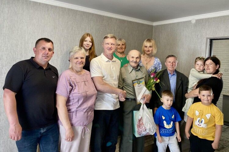 Довгожитель з Волині відзначив 90-річний ювілей