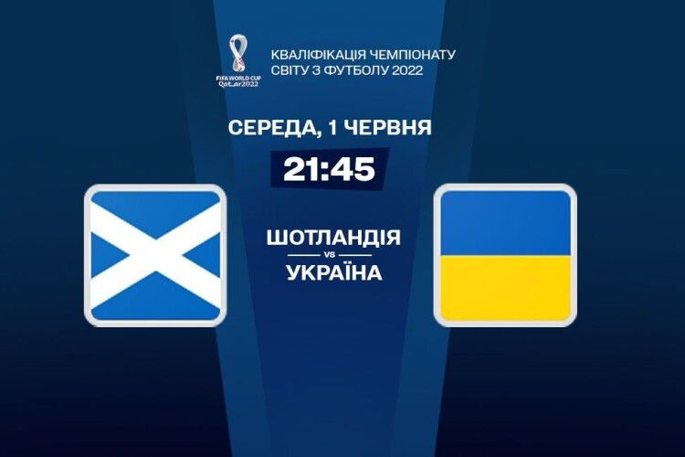 Шотландія - Україна: онлайн-трансляція матчу плейоф відбору на ЧС-2022