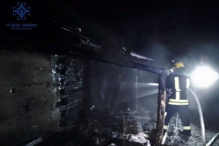 На Волині горіли три хати (Фото)