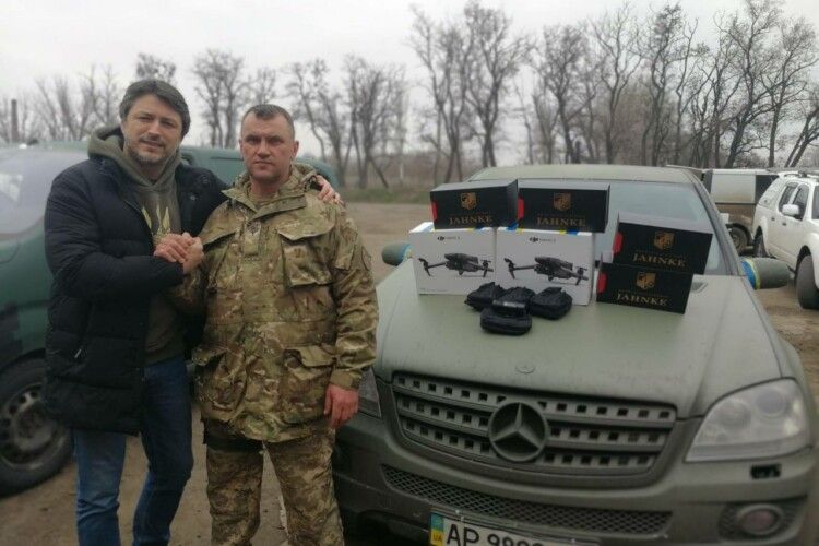 Притула привіз Луцькому батальйону Волинської бригади допомогу на фронт