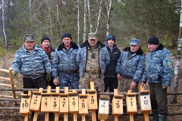У Великій Глуші волинським птахам-мігрантам вручили ключі від дюжини шпаківень (фото)