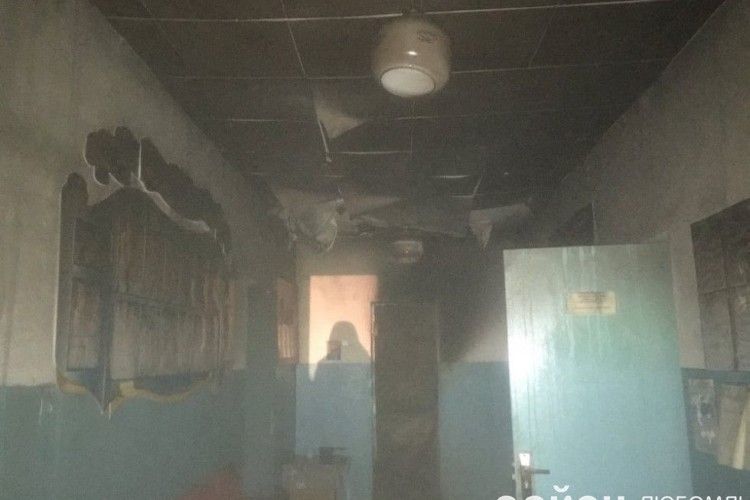 На Любомльщині горіло адмінприміщення старостинського округу