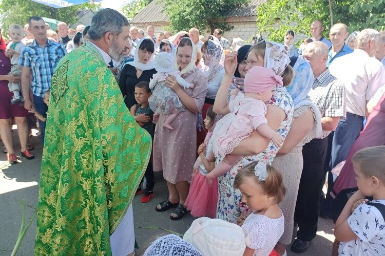 У селі на Волині відбулося перше Богослужіння українською мовою