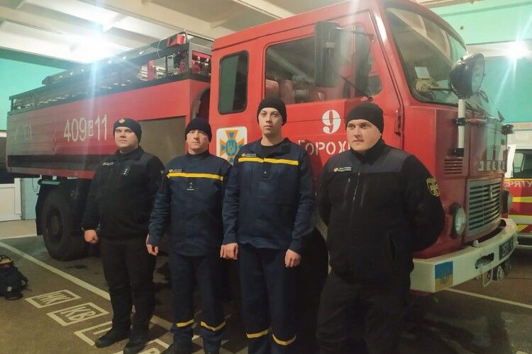 Волинські рятувальники зберегли життя двом мешканкам Горохівщини