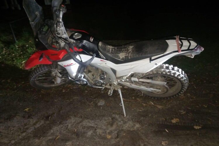 На Волині упіймали п’яного водія без документів на мотоцикл