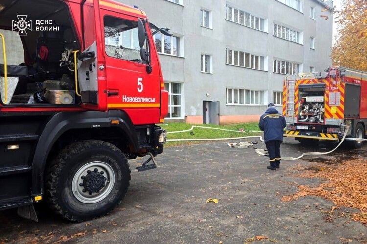 У місті на  Волині горіло в гуртожитку