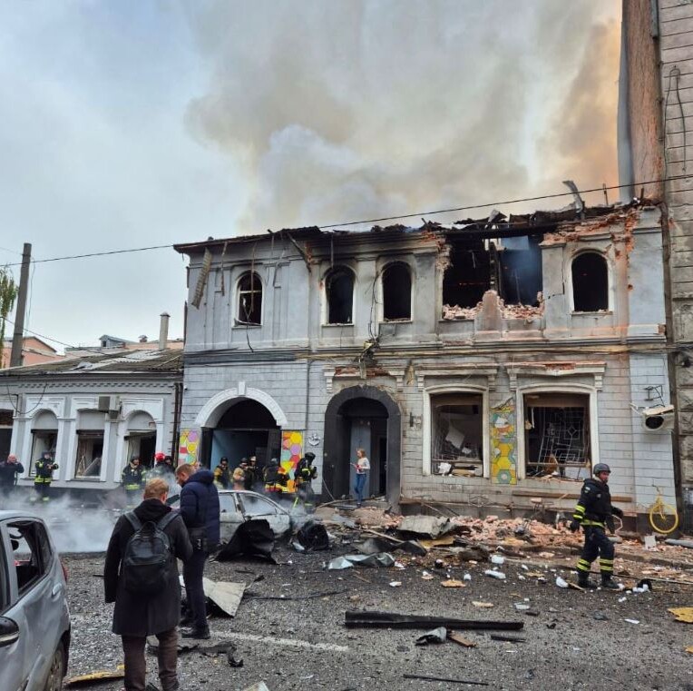 Дитячий садок був сильно пошкоджений під час атаки.