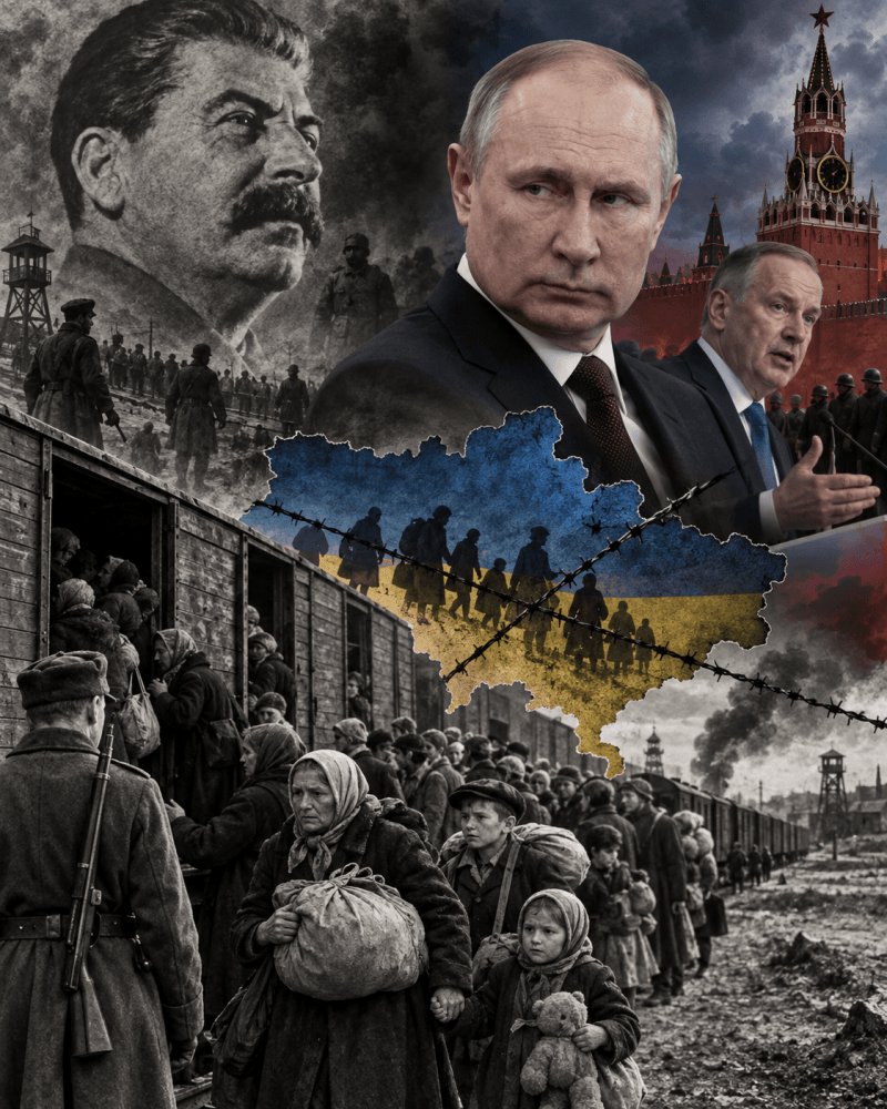 Депортації, русифікація, заміщення населення – старі інструменти імперії, які кремль намагається повернути  в українське сьогодення.