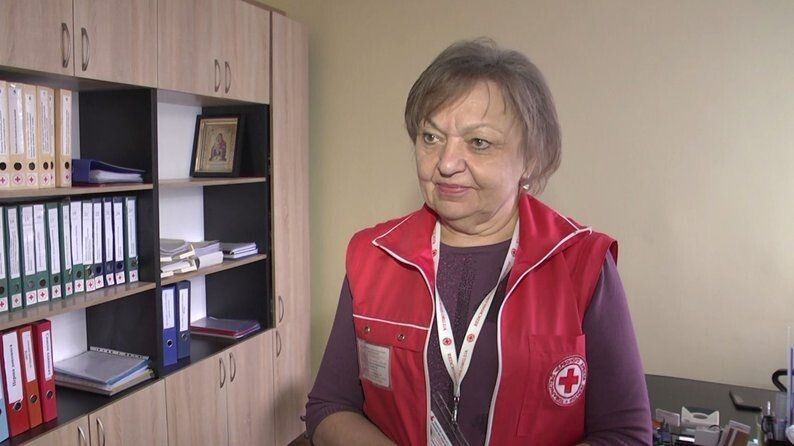 Голова луцької організації Червоного Хреста Емілія Матвійчук.