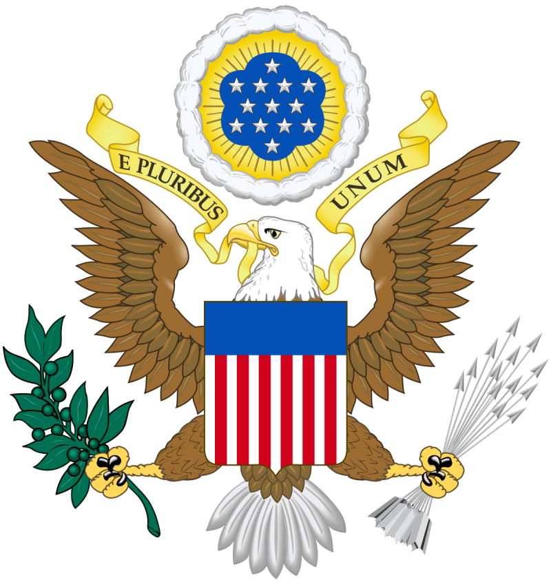 Герб США або Велика печатка Сполучених Штатів були затверджені 20 червня 1782 року. Фото із сайту wikipedia.org.