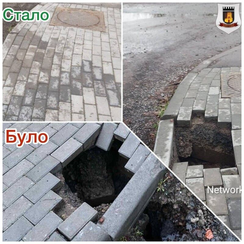 Інспектор провів роз’яснювальну роботу з балансоутримувачем інженерних мереж щодо ліквідації провалля.