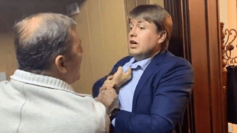 Ляшко – Герусу: «Ти запустив сюди російську електроенергію?.. Ти будеш сидіти в тюрмі!». Фото Youtube.com.