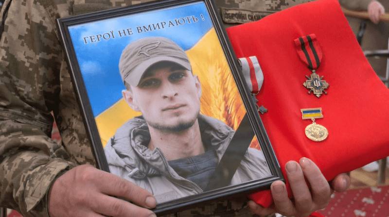 Світлина загиблого на війні Назарія Тарнавського. Суспільне Луцьк.