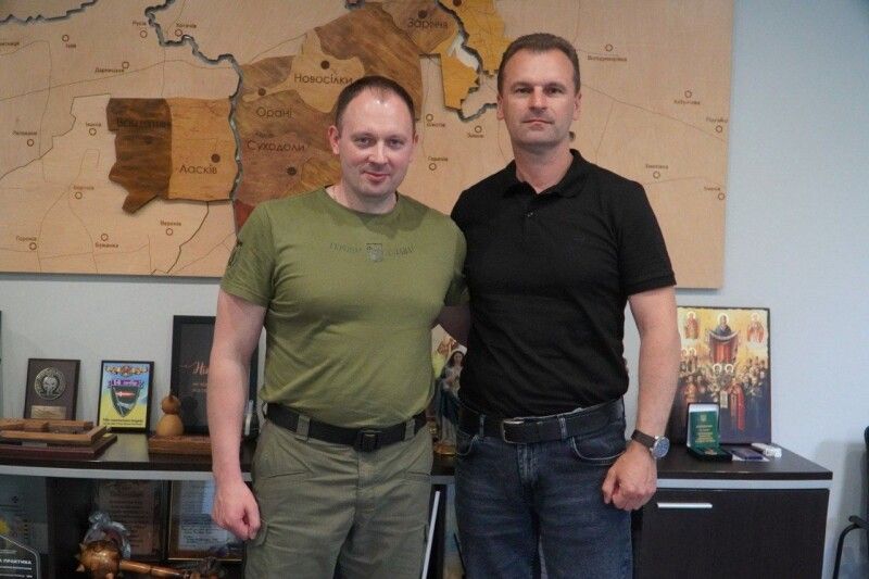 Ігор Пальонка (праворуч) та Руслан Ткачук. 