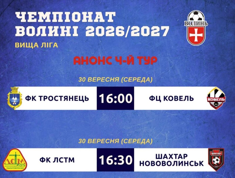 Фотоскрін: ffv.org.ua.
