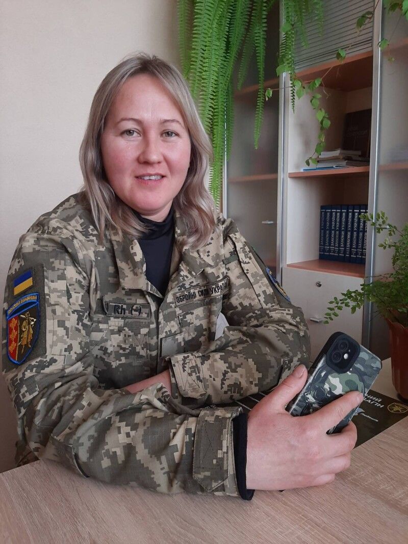 Ми зустрілися з Іриною  під час її короткотермінової відпустки.