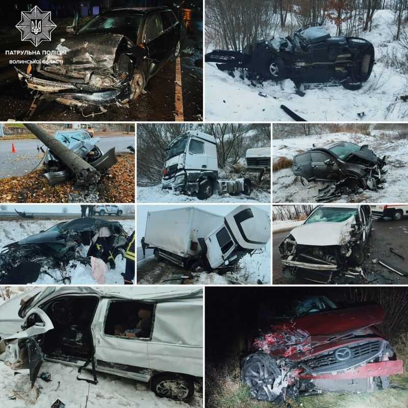 Шок! Фото: Патрульна поліція Волині.