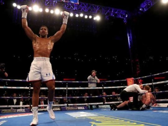 Тепер у 28-річного Ентоні Джошуа чотири чемпіонські пояси: IBF, WBA, IBO і WBO.