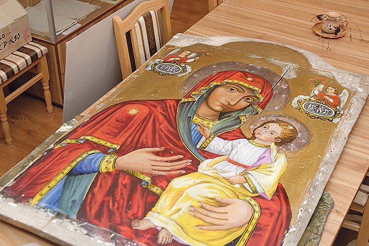 Відновлення чекає ікона Божої Матері із церкви села Сошичне.