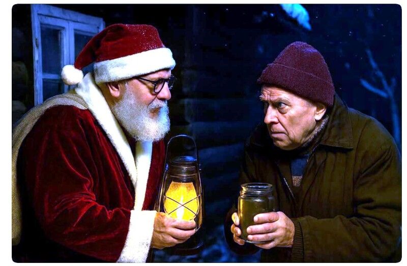 – Тс-с-с… – прошепотів Миколай. – Тихо. Бо подарунок може перетворитися на мораль.